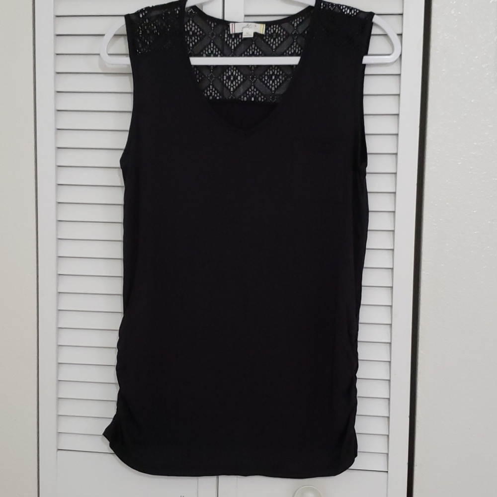 BN BLK SLEEVELESS TOP JUNIOR XL